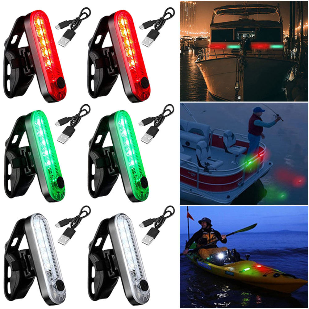 LED Boat Navigation Light USB  - Fishing Kayak Cart ulasan dan harga