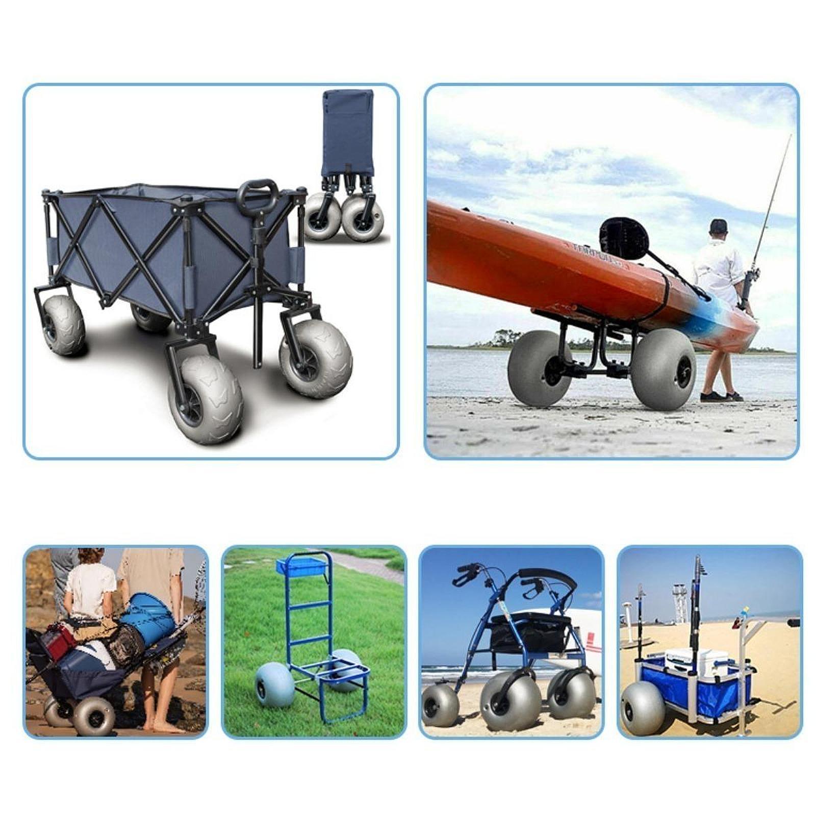 Beach Cart Sand Wheels 16 Inch - Fishing Kayak Cart ulasan dan harga