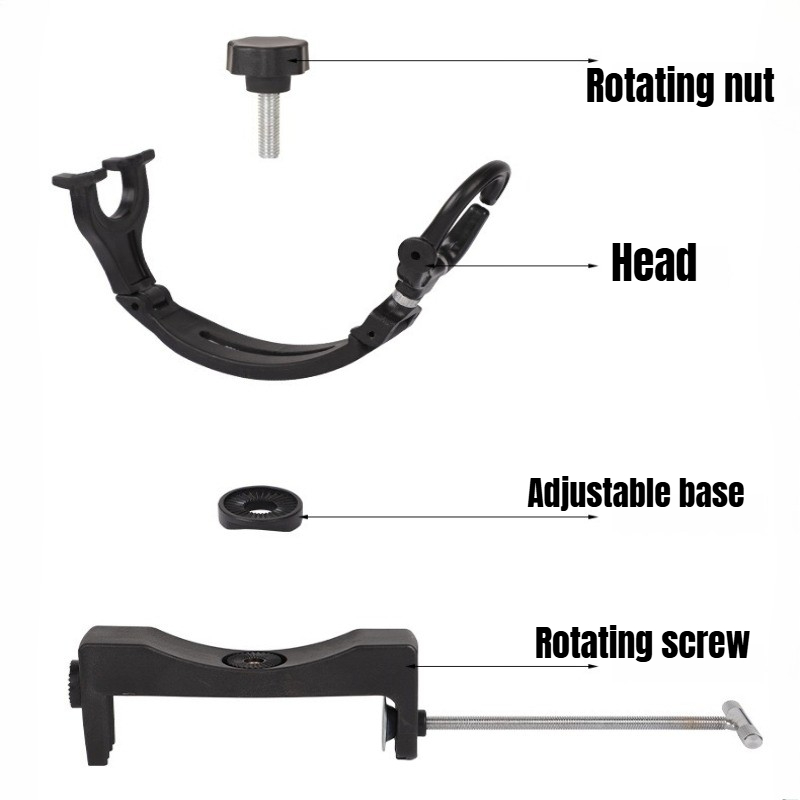 360° Rotating Adjustable Heavy - Fishing Kayak Rod Holder ulasan dan harga