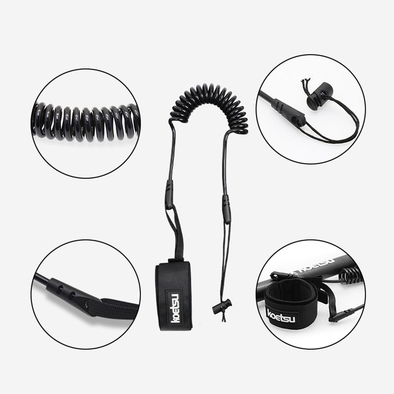 Kayak Paddle Leash Coiled Kaya - Fishing Kayak Paddle Leash ulasan dan harga